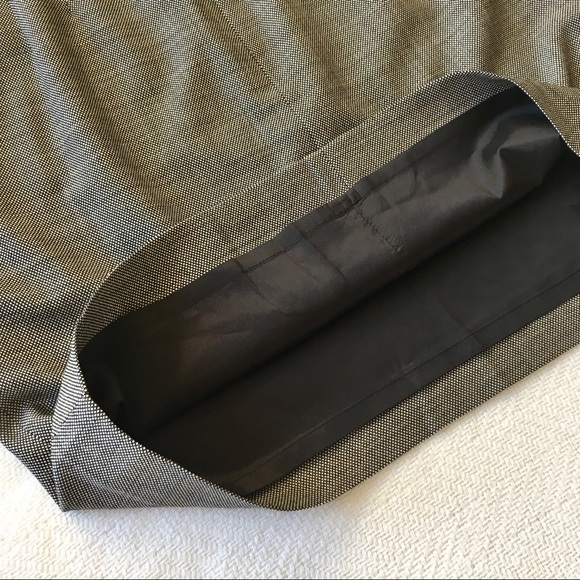 Banana Republic Pencil Skirt - Black/white Size 14 - Picture 7 of 8